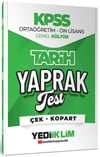 Yediiklim 2026 KPSS Ortaöğretim Ön Lisans Tarih Çek Kopart Yaprak Test