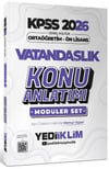 Yediiklim 2026 KPSS Ortaöğretim Ön Lisans Genel Yetenek Genel Kültür Konu Anlatımlı Modüler Set