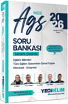 Yediiklim 2026 MEB AGS Eğitim Bilimleri Türk Eğitim Sisteminin Genel Yapısı Mevzuat Anayasa Tamamı Çözümlü Soru Bankası 