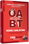 Yediiklim 2026 MEB AGS ÖABT Türk Dili ve Edebiyatı Öğretmenliği Yeni Türk Edebiyatı Konu Anlatımı