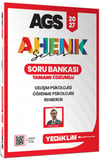 Yediiklim 2027 AGS Ahenk Serisi Gelişim Psikolojisi Öğrenme Psikolojisi ve Rehberlik Tamamı Çözümlü Soru Bankası