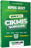 Yediiklim 2027 KPSS Genel Yetenek Genel Kültür Son 6 Yıl Tamamı Çözümlü Çıkmış Sorular