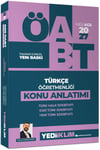 Yediiklim 2027 MEB AGS ÖABT Türkçe Öğretmenliği Türk Halk Edebiyatı Yeni Türk Edebiyatı Eski Türk Edebiyatı Konu Anlatımı