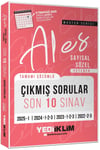 Yediiklim ALES Master Serisi Sayısal Sözel Yetenek Tamamı Çözümlü Son 10 Sınav Çıkmış Sorular