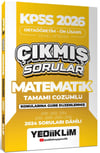 Yediiklim KPSS 2026 Ortaöğretim Önlisans Matematik Konularına Göre Çıkmış Sorular 2024 (2024 soruları dahil)