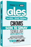 Yediiklim Master Serisi 2023 ALES Sayısal-Sözel Yetenek Son 10 Sınav Tamamı Çözümlü ALES-1 Dahil