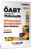 Yediiklim ÖABT Ortaöğretim Matematik Öğretmenliği Diferansiyel Denklemler Tamamı Çözümlü Soru Bankası