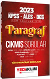 Yediiklim Yayınları 2023 KPSS ALES DGS Paragraf Çıkmış Sorular