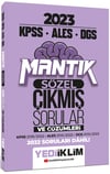 Yediiklim Yayınları 2023 KPSS ALES DGS Sözel Mantık Tamamı Çözümlü Çıkmış Sorular 