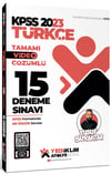 Yediiklim Yayınları 2023 KPSS Atölye Serisi Türkçe Tamamı Video Çözümlü 15 Deneme Sınavı 