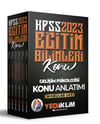 Yediiklim Yayınları 2023 KPSS Eğitim Bilimleri Konu Anlatımlı Modüler Set