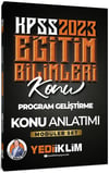 Yediiklim Yayınları 2023 KPSS Eğitim Bilimleri Program Geliştirme Konu Anlatımı