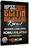 Yediiklim Yayınları 2023 KPSS Eğitim Bilimleri Rehberlik ve Özel Eğitim Konu Anlatımı 