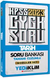Yediiklim Yayınları 2023 KPSS Genel Kültür Tarih Tamamı Çözümlü Soru Bankası 