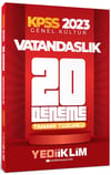 Yediiklim Yayınları 2023 KPSS Genel Kültür Vatandaşlık Tamamı Çözümlü 20 Deneme