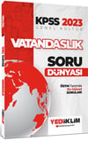 Yediiklim Yayınları 2023 KPSS Genel Kültür Vatandaşlık Soru Dünyası 