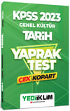 Yediiklim Yayınları 2023 KPSS Genel Kültür Tarih Çek Kopart Yaprak Test
