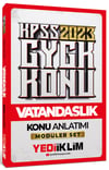 Yediiklim Yayınları 2023 KPSS Genel Kültür Vatandaşlık Konu Anlatımı Modüler Set İçerisindeki