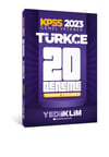 Yediiklim Yayınları 2023 KPSS Genel Yetenek Türkçe Tamamı Çözümlü 20 Deneme