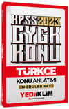 Yediiklim Yayınları 2023 KPSS Genel Yetenek Türkçe Konu Anlatımı Modüler Set İçerisindeki