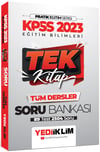 Yediiklim Yayınları 2023 KPSS Pratik Eğitim Serisi Eğitim Bilimleri Tek Kitap Soru Bankası