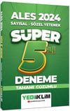 Yediiklim Yayınları 2024 Ales Sayısal Sözel Tamamı Çözümlü Süper 5 li Deneme