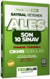 Yediiklim Yayınları 2024 ALES Sayısal Yetenek Son 10 Sınav Tamamı Çözümlü  Çıkmış Sorular