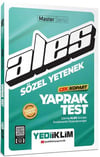 Yediiklim Yayınları 2024 Ales Sözel Yetenek Çek Kopart Yaprak Test