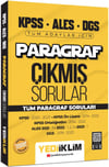 Yediiklim Yayınları 2024 KPSS ALES DGS Paragraf Konularına Göre Tamamı Çözümlü Çıkmış Sorular