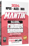 Yediiklim Yayınları 2024 KPSS ALES DGS Sözel Mantık Tamamı Çözümlü Çıkmış Sorular