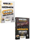 Yediiklim Yayınları 2024 Kpss Atölye Serisi Matematik Video Ders Notları ve Soru Bankası Seti