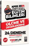Yediiklim Yayınları 2024 KPSS Cüneyt İLTUŞ ile Eğitim Bilimleri Ölçme ve Değerlendirme Tamamı Çözümlü 24 Deneme