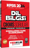 Yediiklim Yayınları 2024 KPSS Dil Bilgisi Konularına Göre Tamamı Çözümlü Çıkmış Sorular