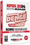 Yediiklim Yayınları 2024 KPSS Eğitim Bilimleri Denge Serisi Tamamı Çözümlü Tüm Dersler Soru Bankası