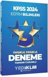 Yediiklim Yayınları 2024 KPSS Eğitim Bilimleri Tamamı Çözümlü 3 Yıldız Fasikül Deneme