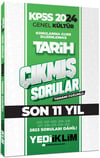 Yediiklim Yayınları 2024 KPSS Genel Kültür Lisans Tarih Konularına Göre Tamamı Çözümlü Çıkmış Sorular