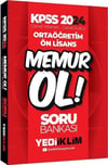 Yediiklim Yayınları 2024 KPSS Genel Yetenek Genel Kültür Ortaöğretim Ön Lisans Memur Ol Soru Bankası