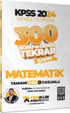Yediiklim Yayınları 2024 KPSS Genel Yetenek Matematik 300 Soruda Tamamı Video Çözümlü Genel Tekrar Kampı