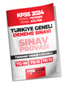 Yediiklim Yayınları 2024 KPSS GY-GK Türkiye Geneli Tamamı Video Çözümlü Sınav Provası 3 Deneme( 10-11-12)