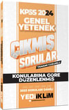 Yediiklim Yayınları 2024 KPSS Lisans Genel Yetenek Konularına Göre Tamamı Çözümlü Çıkmış Sorular