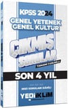 Yediiklim Yayınları 2024 KPSS Lisans Genel Yetenek Genel Kültür Son 4 Yıl Tamamı Çözümlü Çıkmış Sorular