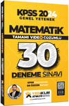 Yediiklim Yayınları 2024 Kpss Matematik Tamamı Video Çözümlü 30 Deneme-Mehmet Bilge Yıldız