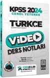 Yediiklim Yayınları 2024 KPSS Türkçe Atölye Video Ders Notları