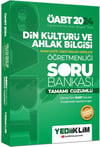Yediiklim Yayınları 2024 ÖABT Din Kültürü ve Ahlak Bilgisi Öğretmenliği Tamamı Çözümlü Soru Bankası