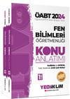 Yediiklim Yayınları 2024 ÖABT Fen Bilimleri Öğretmenliği Konu Anlatımı 2 Cilt