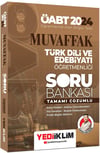 Yediiklim Yayınları 2024 ÖABT Muvaffak Türk Dili Ve Edebiyatı Öğretmenliği Tamamı Çözümlü Soru Bankası