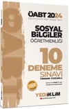 Yediiklim Yayınları 2024 ÖABT Sosyal Bilgiler Öğretmenliği Tamamı Çözümlü 10 Deneme Sınavı