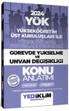 Yediiklim Yayınları 2024 YÖK Görevde Yükselme ve Unvan Değişikliği Konu Anlatımı