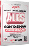Yediiklim Yayınları 2025 ALES Sayısal Sözel Yetenek Tamamı Çözümlü Son 10 Sınav Çıkmış Sorular
