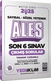 Yediiklim Yayınları 2025 ALES Sayısal Sözel Yetenek Tamamı Çözümlü Son 6 Sınav Çıkmış Sorular